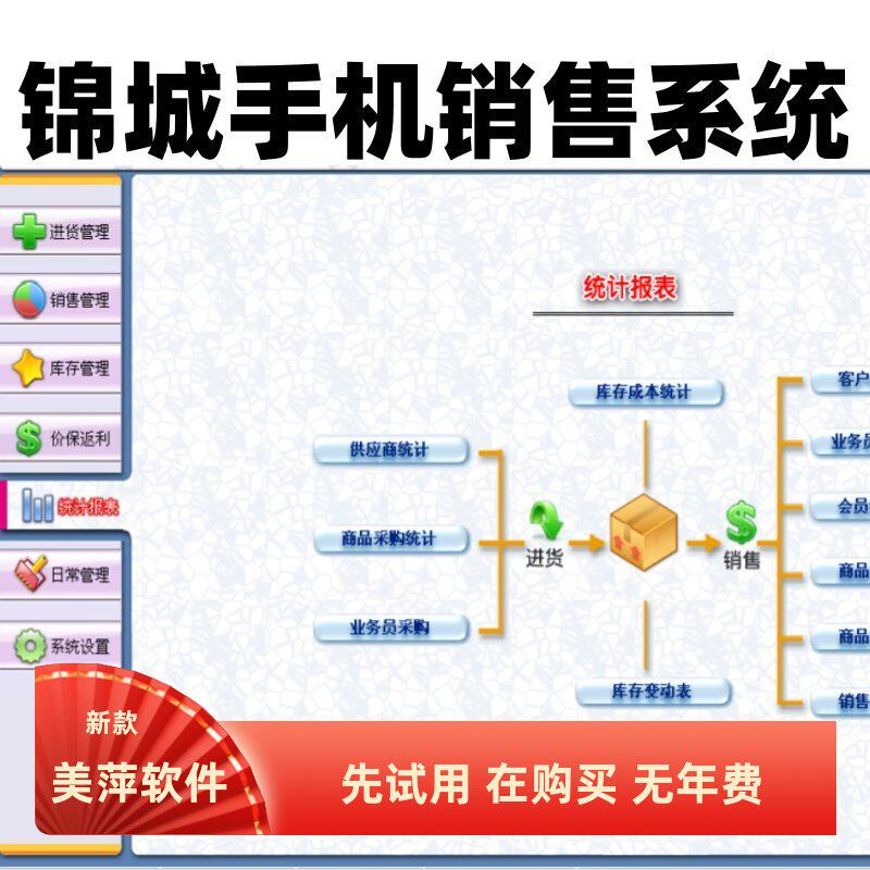 美萍手机销售管理系统软件