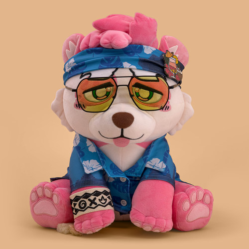 拓扑猫粉熊猫玩偶兽人Furry周边