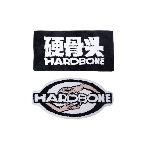 硬骨头HARDBONE经典logo地毯