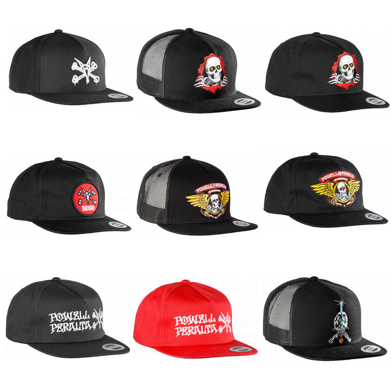 美国大牌Powell卡车帽撕裂者经典滑板帽网帽经典限量