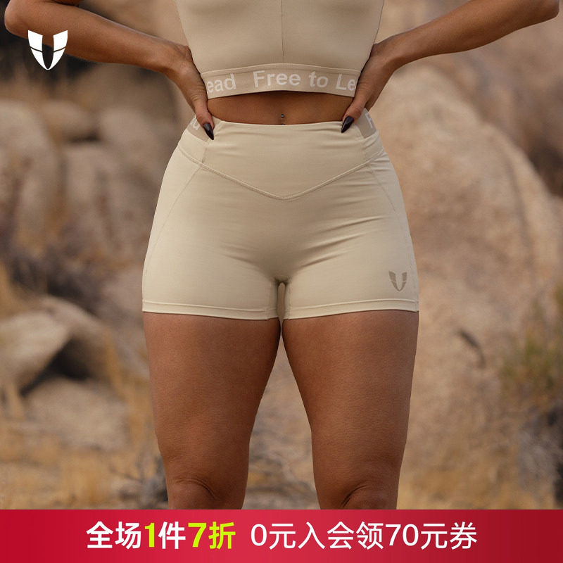 马甲线运动健身短裤女高腰收腹显瘦户外马拉松跑步修身瑜伽裤夏