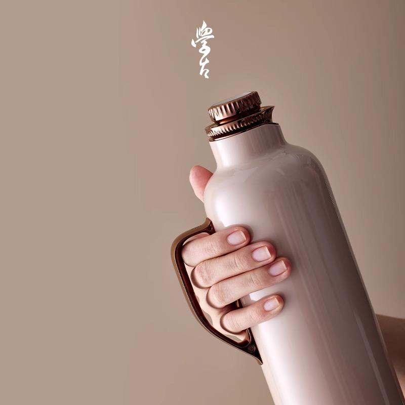 学古一原得物传家壶迷你奶茶金礼盒装焖茶壶车载户外迷你保温壶