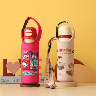 卡通手提式运动杯套适配杯具熊锐气系列600ML保护套户外成人保护