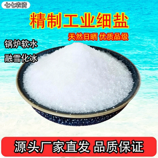 工业细盐锅炉软水细盐氯化钠日晒盐树脂再生软化盐50斤海盐软水盐