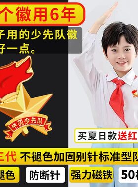 少先队员队徽学校指定标准款磁吸