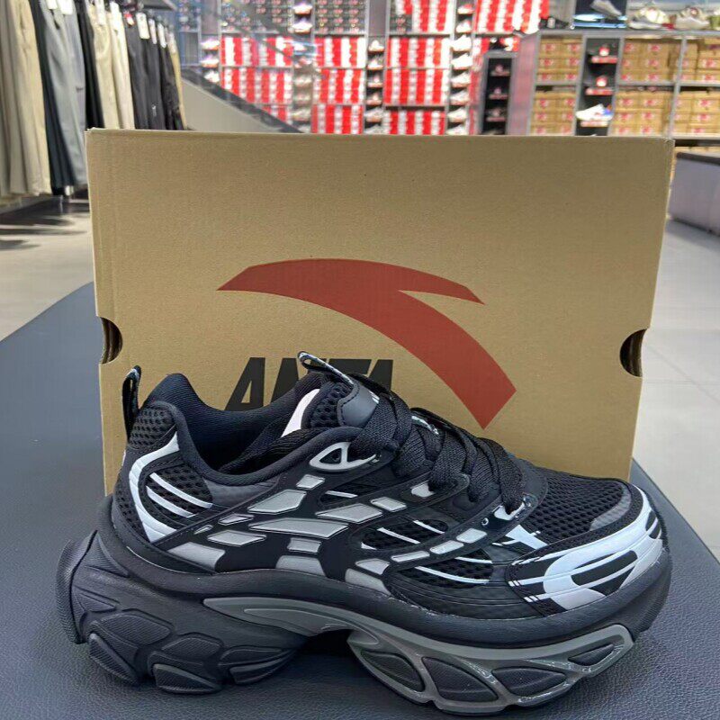 安踏扶摇3丨厚底增高老爹鞋男2025秋冬新款潮流休闲鞋子112518899