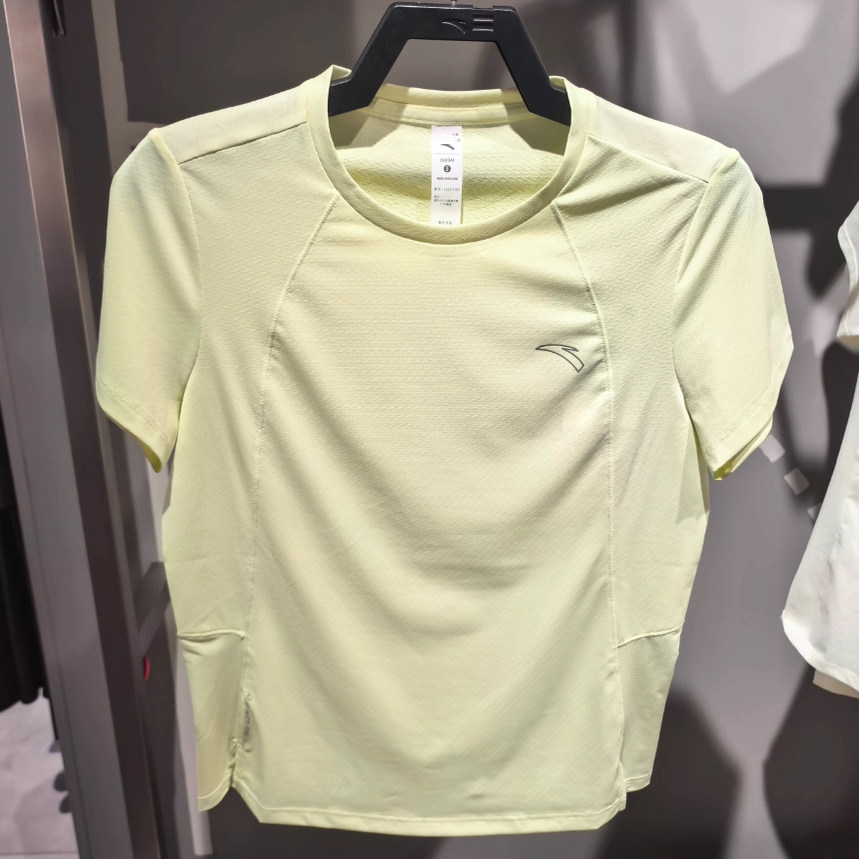 安踏速干T丨跑步短袖t恤女士夏季新款吸湿透气运动上衣162535105