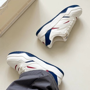 安踏波浪鞋4 厚底低帮小白鞋运动鞋男款休闲潮流百搭912618005