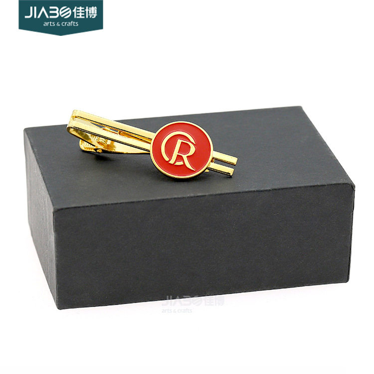 金属领带夹袖扣定制 创意办公室胸章胸针企业正装上衣logo定做图片