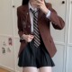 今治图南馆原创日系学院风JK西装 制服外套校供西服多色单排三粒扣
