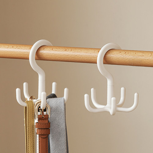 可旋转挂包书包工具挂架帽子收纳架子衣柜子衣服丝巾领带皮带挂钩