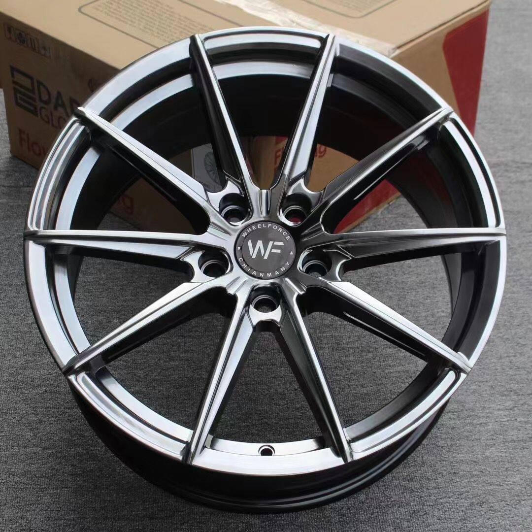 WF网红旋压轮毂改装18寸19寸适用A4A6宝马雅阁思域丰田CC凌渡钢圈
