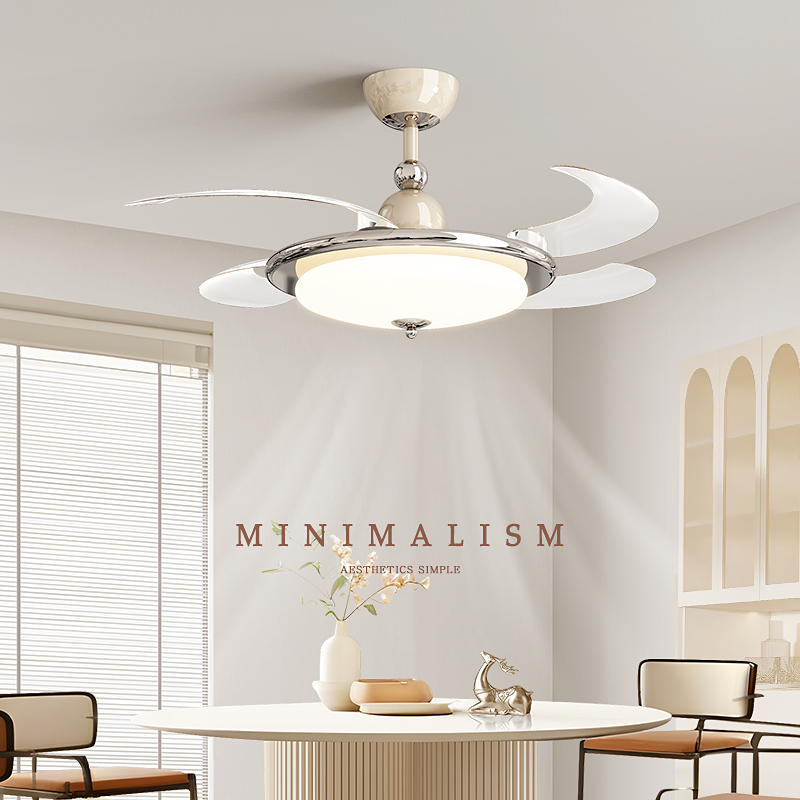 隐形护眼一体卧室餐厅风扇吊灯