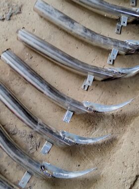 农用不锈钢播种机腿追肥娄娄腿下种腿施肥器手推式播种机配件