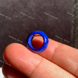 青金石跑环卡环无白无金文玩核桃猴头星月配饰配珠佛珠计数器