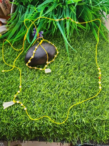 秋季必戴高档玉石腰链脚链一套天然玉石正品黄龙玉脚链腰链