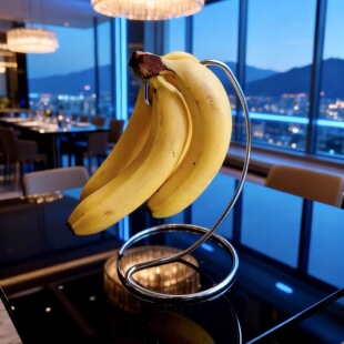 304不锈钢香蕉架香蕉挂架钩挂水果神器车钥匙置物架小饰品架