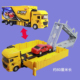 集装 玩具卡车模型轨道玩具车运输车跑道小汽车 箱可变弹射模式