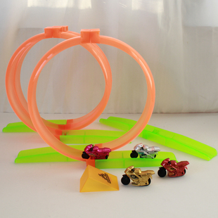 花式摩托车急速飓风狗狗赛车儿童口袋玩具轨道机车摩托车模型礼物
