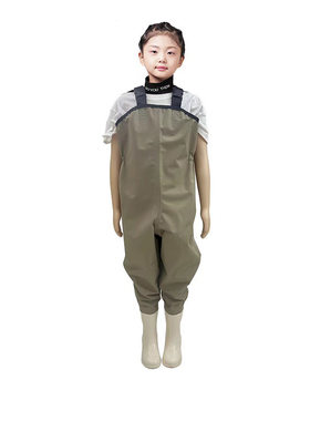 厂家 儿童下水裤连体幼儿园防水衣服沙滩小孩抓赶海套装玩水服