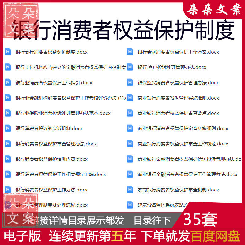 银行消费者权益保护制度保护审查管理办法金融消费者权益维护方案