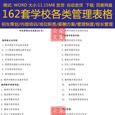 学校教育机构各类管理表格教师考核综合成绩考核表及教学常规考核