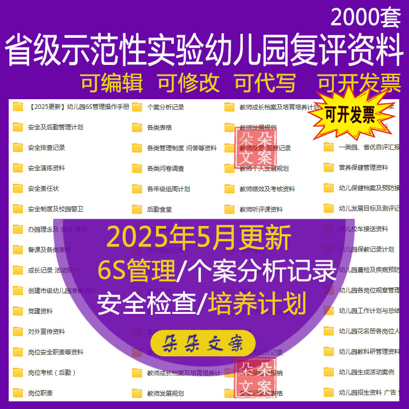 省级示范性实验幼儿园复评资料园所目标及规模教科研管理资料汇总