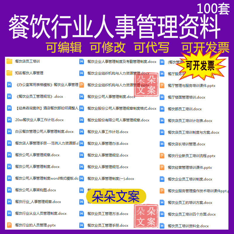 餐饮行业人事考勤管理制度火锅店服务员培训管理制度酒店人事手册