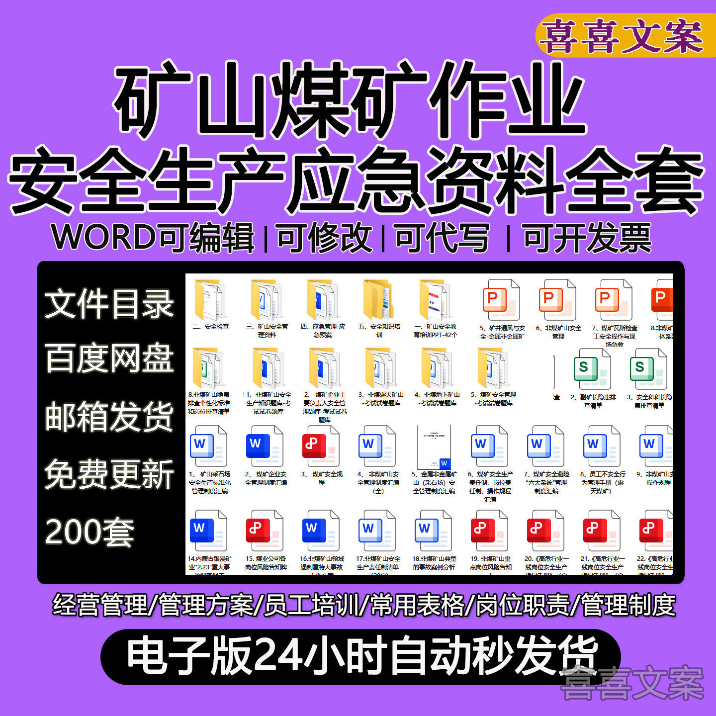 矿山煤矿作业安全生产管理制度教育培训PPT课件隐患排查应急预案
