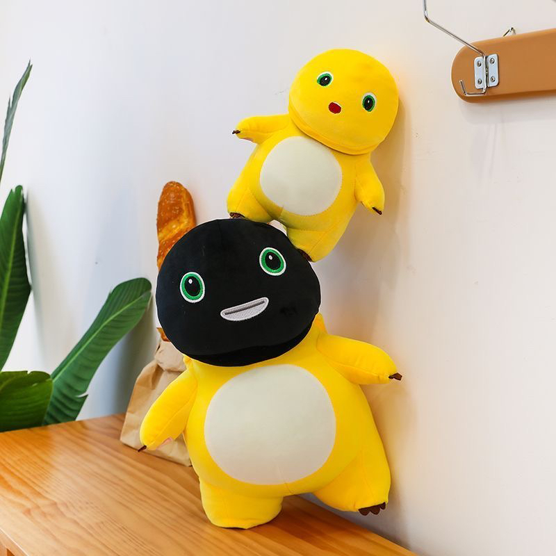 正版黑脸小公仔毛绒玩具恐龙玩偶可爱布娃娃睡觉抱枕儿童礼物