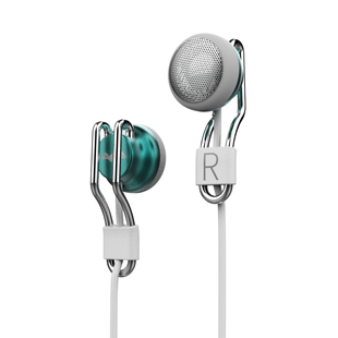 小蓝耳机平头塞 高音质动圈舒适3.5插头发烧入门手机有线HiFi耳塞