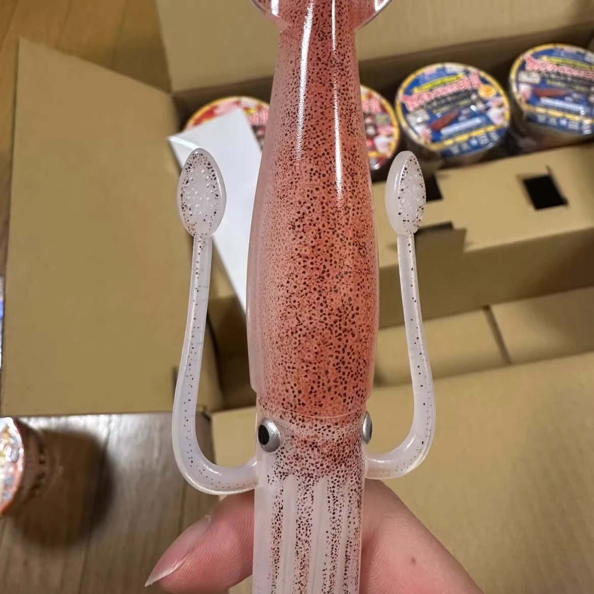 创意设计日清乌贼章鱼鱿鱼叉子趣味搞怪日料餐具泡面实用礼品