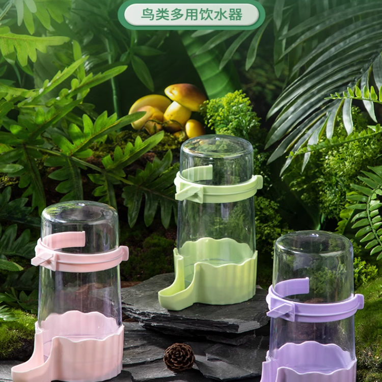 鹦鹉小鸟自动喂食器饮水器悬挂食盒鸟笼喝水器鸟食罐水壶实用设计