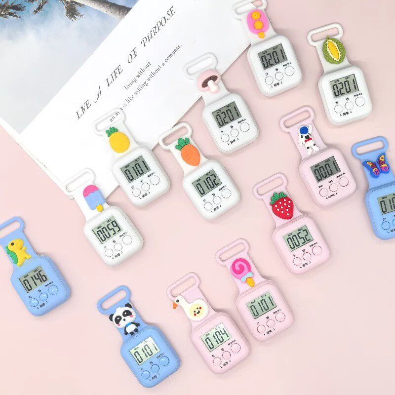卡通计时器自律神器儿童迷你厨房提醒闹钟学习时间管理实用工具礼