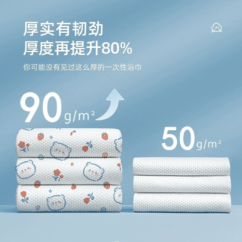 一次性浴巾洗脸巾毛巾旅行独立包装酒店差旅便携外出旅游用品实用