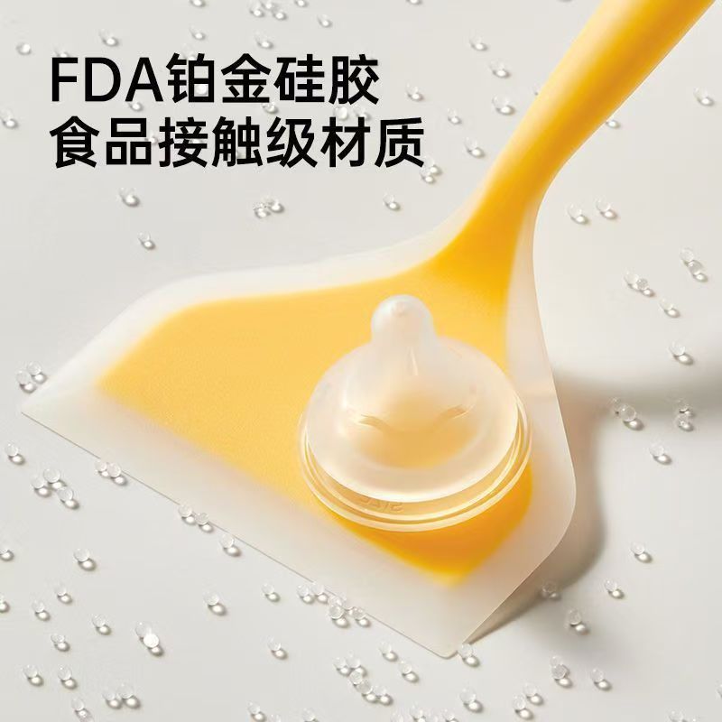 新款宽边硅胶锅铲耐高温玉子烧专用防刮涂层适用多种锅具烹饪工具