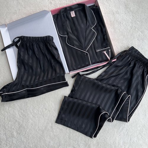 25年春秋季新款女士短袖裤睡衣