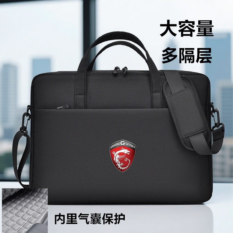 适用微星MSI神影16笔记本电脑包16英寸单肩包泰坦18 Ultra/ Pro AI 手提包2025保护套魔影15/刃影16斜跨背包