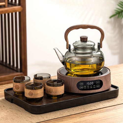 玻璃煮茶壶2026新款电陶炉煮茶器家用套装泡茶壶耐高温烧水壶茶具