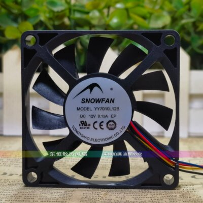 SNOWFAN YY6015/6020/6025/6038/7010/7015H/M/L12S/B散热风扇12V