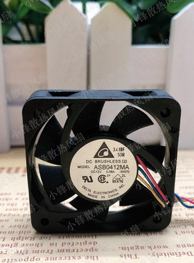 台达 4010 ASB0412MA 12V 0.08A 4CM 4线 交换机 超静音散热风扇