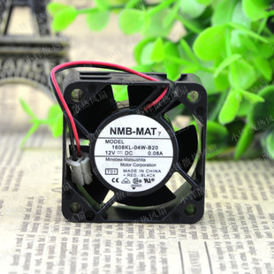 1608KL 静音风扇 风扇4CM 两线 B20 04W 0.08A 12V 4020 NMB 原装