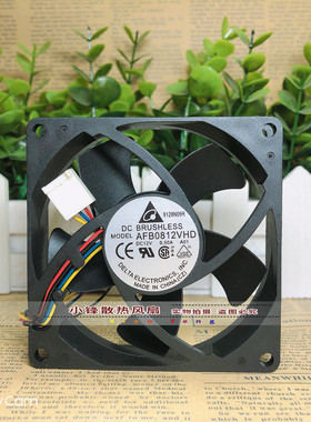 原装台达 AFB0812VHD 8CM 8020 12V 0.5A 服务器交换机 散热风扇