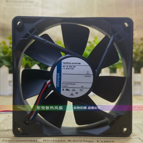 ebmpapst TYP 4414F/2/19D/FM/FD/39 12CM 变频器高端散热风扇24V