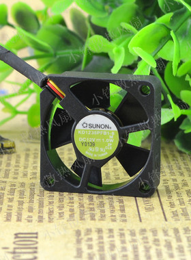 原装 SUNON建准风扇3.5CM 12V 1.0W KD1235PFB1-8 三线 滚珠