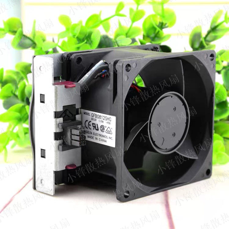 台达 DELTA GFB0812SHG 8048 12V 1.10A 双叶 服务器暴力风扇