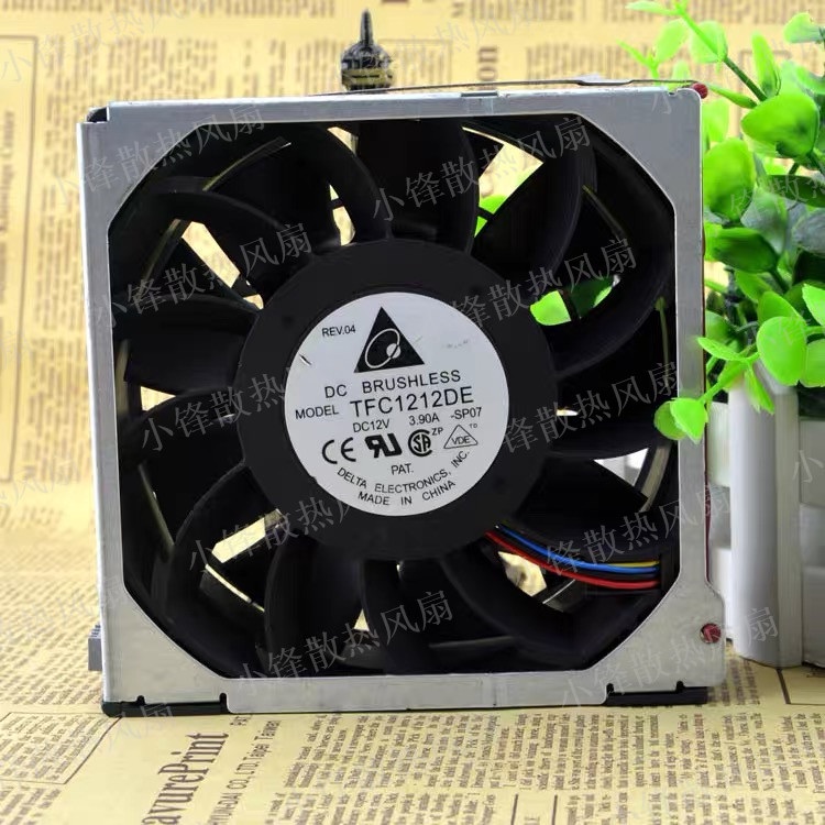 台达 TFC1212DE 12V 3.9A 12038 12CM/厘米大风量超暴力散热风扇