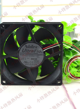 NIDEC 24V 0.10A T92T24MGA7-52 9225 9cm检测告警变频器散热风扇