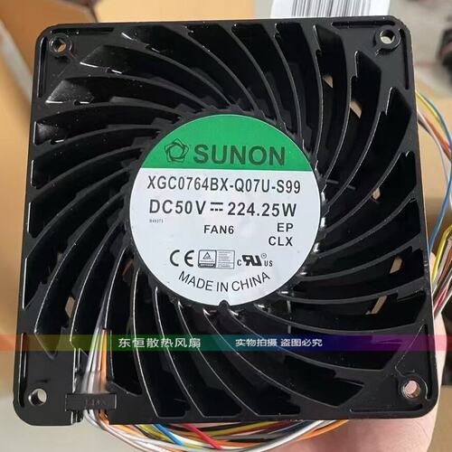 SUNON建准 XGC0764BX-Q07U-S99 50V 224.25W 7638 7.6CM 散热风扇