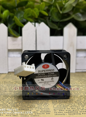 原装千红SUPERRED 4cm 4020 12V 0.24A CHA4012EB-MAH-O 散热风扇